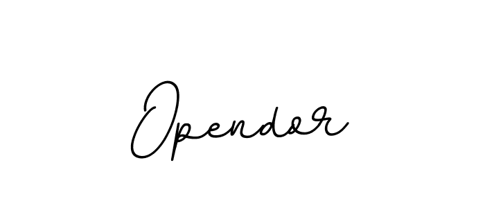 Design your own signature with our free online signature maker. With this signature software, you can create a handwritten (BallpointsItalic-DORy9) signature for name Opendor. Opendor signature style 11 images and pictures png