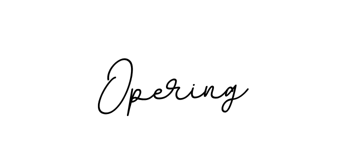 Create a beautiful signature design for name Opering. With this signature (BallpointsItalic-DORy9) fonts, you can make a handwritten signature for free. Opering signature style 11 images and pictures png