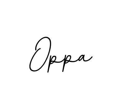 Oppa stylish signature style. Best Handwritten Sign (BallpointsItalic-DORy9) for my name. Handwritten Signature Collection Ideas for my name Oppa. Oppa signature style 11 images and pictures png