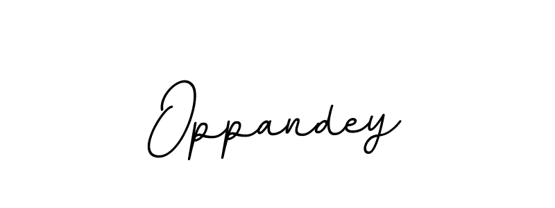 You should practise on your own different ways (BallpointsItalic-DORy9) to write your name (Oppandey) in signature. don't let someone else do it for you. Oppandey signature style 11 images and pictures png