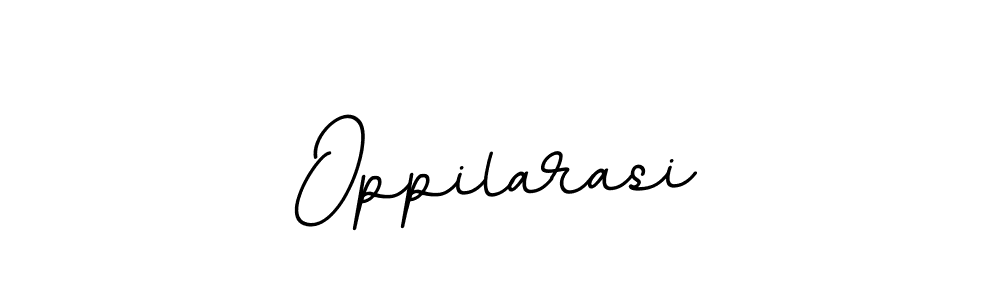 Design your own signature with our free online signature maker. With this signature software, you can create a handwritten (BallpointsItalic-DORy9) signature for name Oppilarasi. Oppilarasi signature style 11 images and pictures png