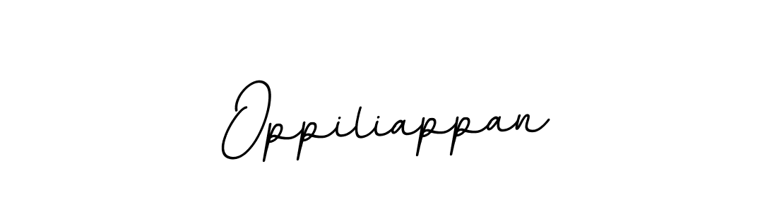 Oppiliappan stylish signature style. Best Handwritten Sign (BallpointsItalic-DORy9) for my name. Handwritten Signature Collection Ideas for my name Oppiliappan. Oppiliappan signature style 11 images and pictures png