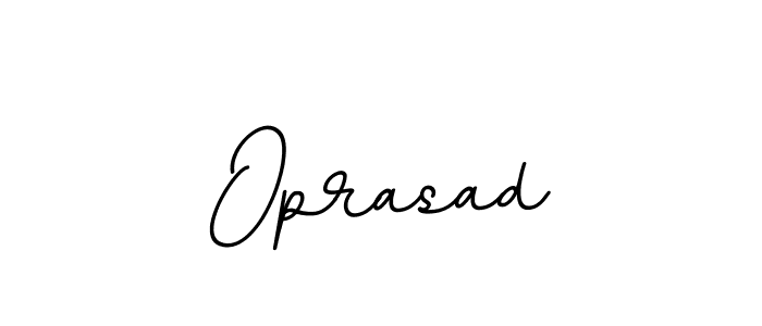 Use a signature maker to create a handwritten signature online. With this signature software, you can design (BallpointsItalic-DORy9) your own signature for name Oprasad. Oprasad signature style 11 images and pictures png