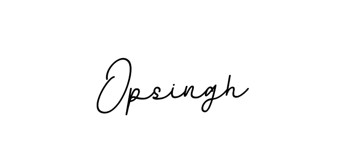 Opsingh stylish signature style. Best Handwritten Sign (BallpointsItalic-DORy9) for my name. Handwritten Signature Collection Ideas for my name Opsingh. Opsingh signature style 11 images and pictures png