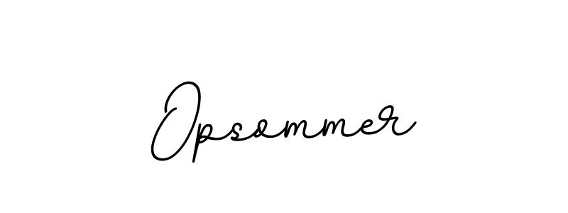 Opsommer stylish signature style. Best Handwritten Sign (BallpointsItalic-DORy9) for my name. Handwritten Signature Collection Ideas for my name Opsommer. Opsommer signature style 11 images and pictures png