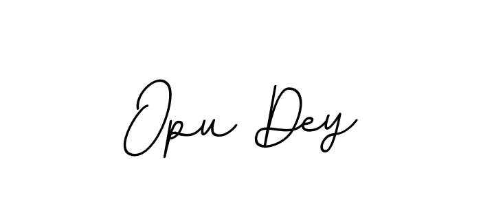 Opu Dey stylish signature style. Best Handwritten Sign (BallpointsItalic-DORy9) for my name. Handwritten Signature Collection Ideas for my name Opu Dey. Opu Dey signature style 11 images and pictures png