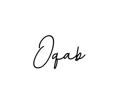 You should practise on your own different ways (BallpointsItalic-DORy9) to write your name (Oqab) in signature. don't let someone else do it for you. Oqab signature style 11 images and pictures png