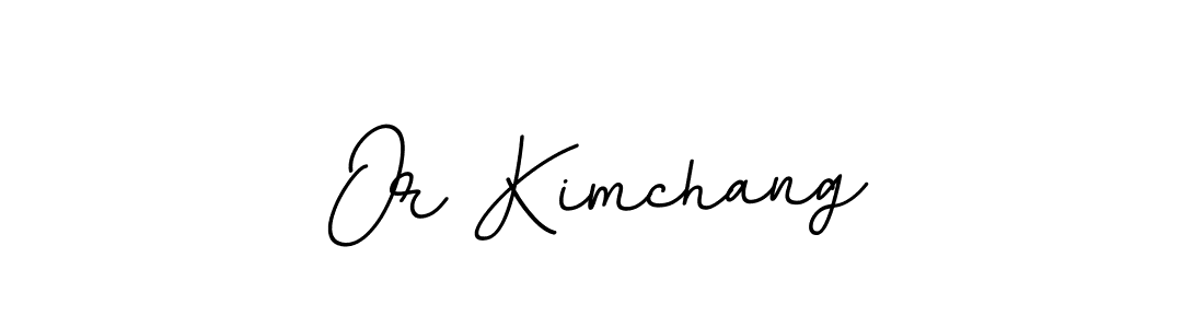 How to make Or Kimchang name signature. Use BallpointsItalic-DORy9 style for creating short signs online. This is the latest handwritten sign. Or Kimchang signature style 11 images and pictures png