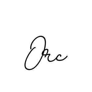 The best way (BallpointsItalic-DORy9) to make a short signature is to pick only two or three words in your name. The name Orc include a total of six letters. For converting this name. Orc signature style 11 images and pictures png