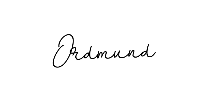 Design your own signature with our free online signature maker. With this signature software, you can create a handwritten (BallpointsItalic-DORy9) signature for name Ordmund. Ordmund signature style 11 images and pictures png