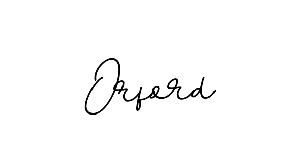 Design your own signature with our free online signature maker. With this signature software, you can create a handwritten (BallpointsItalic-DORy9) signature for name Orford. Orford signature style 11 images and pictures png