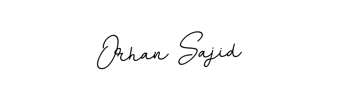 You should practise on your own different ways (BallpointsItalic-DORy9) to write your name (Orhan Sajid) in signature. don't let someone else do it for you. Orhan Sajid signature style 11 images and pictures png