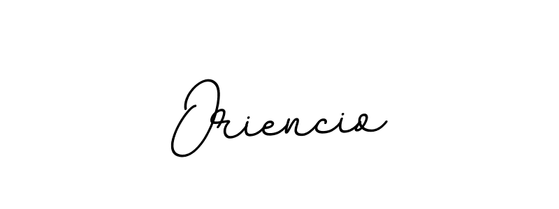 Make a beautiful signature design for name Oriencio. With this signature (BallpointsItalic-DORy9) style, you can create a handwritten signature for free. Oriencio signature style 11 images and pictures png