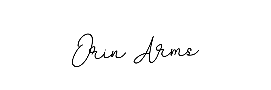The best way (BallpointsItalic-DORy9) to make a short signature is to pick only two or three words in your name. The name Orin Arms include a total of six letters. For converting this name. Orin Arms signature style 11 images and pictures png