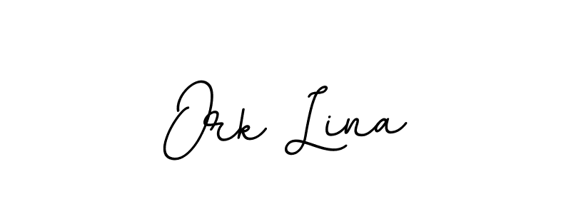 How to make Ork Lina signature? BallpointsItalic-DORy9 is a professional autograph style. Create handwritten signature for Ork Lina name. Ork Lina signature style 11 images and pictures png