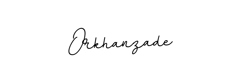 Use a signature maker to create a handwritten signature online. With this signature software, you can design (BallpointsItalic-DORy9) your own signature for name Orkhanzade. Orkhanzade signature style 11 images and pictures png
