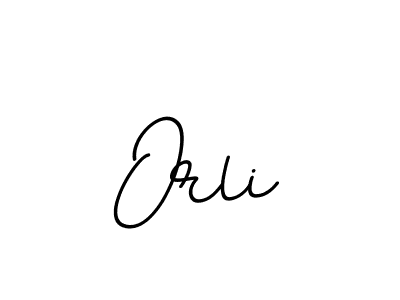 How to make Orli name signature. Use BallpointsItalic-DORy9 style for creating short signs online. This is the latest handwritten sign. Orli signature style 11 images and pictures png