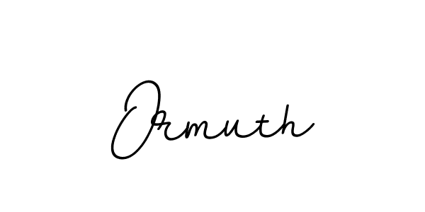 Design your own signature with our free online signature maker. With this signature software, you can create a handwritten (BallpointsItalic-DORy9) signature for name Ormuth. Ormuth signature style 11 images and pictures png
