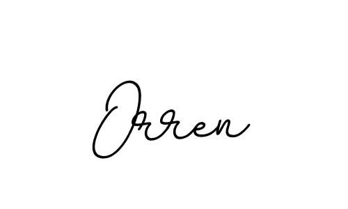 Orren stylish signature style. Best Handwritten Sign (BallpointsItalic-DORy9) for my name. Handwritten Signature Collection Ideas for my name Orren. Orren signature style 11 images and pictures png