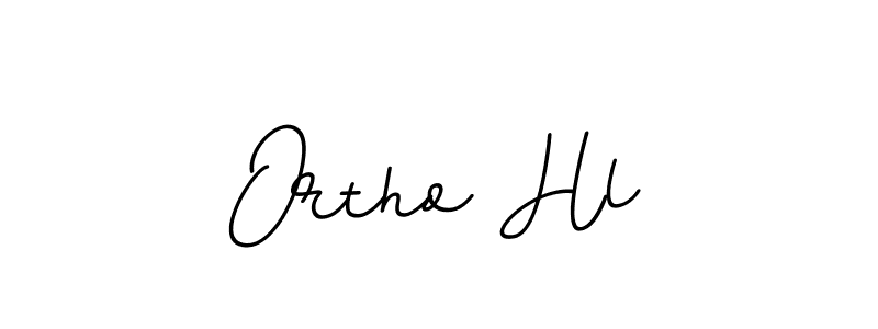 The best way (BallpointsItalic-DORy9) to make a short signature is to pick only two or three words in your name. The name Ortho Hl include a total of six letters. For converting this name. Ortho Hl signature style 11 images and pictures png