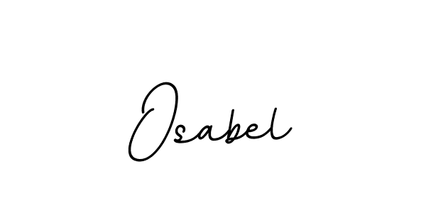 Create a beautiful signature design for name Osabel. With this signature (BallpointsItalic-DORy9) fonts, you can make a handwritten signature for free. Osabel signature style 11 images and pictures png