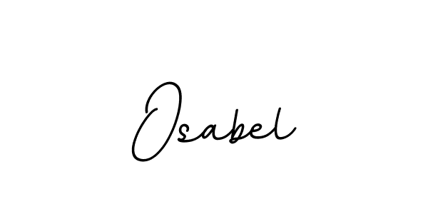 Create a beautiful signature design for name Osabel. With this signature (BallpointsItalic-DORy9) fonts, you can make a handwritten signature for free. Osabel signature style 11 images and pictures png