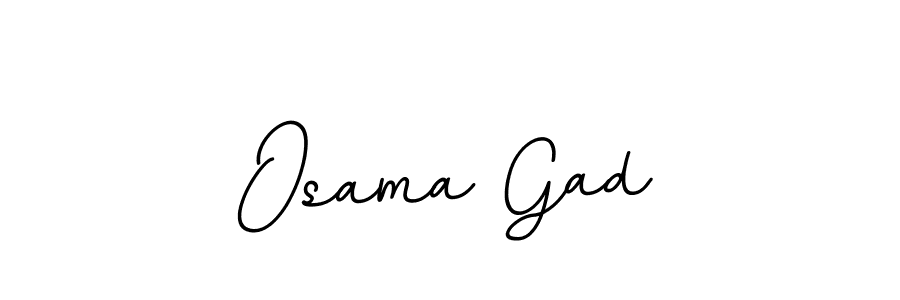 Make a beautiful signature design for name Osama Gad. Use this online signature maker to create a handwritten signature for free. Osama Gad signature style 11 images and pictures png