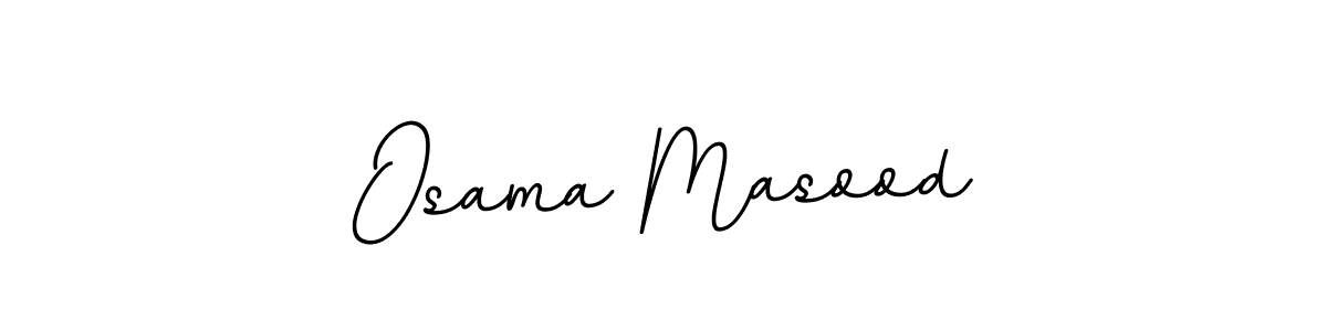 Osama Masood stylish signature style. Best Handwritten Sign (BallpointsItalic-DORy9) for my name. Handwritten Signature Collection Ideas for my name Osama Masood. Osama Masood signature style 11 images and pictures png