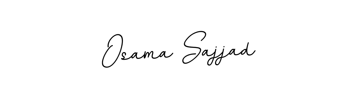 Make a beautiful signature design for name Osama Sajjad. With this signature (BallpointsItalic-DORy9) style, you can create a handwritten signature for free. Osama Sajjad signature style 11 images and pictures png