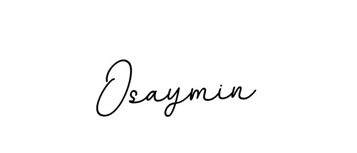 It looks lik you need a new signature style for name Osaymin. Design unique handwritten (BallpointsItalic-DORy9) signature with our free signature maker in just a few clicks. Osaymin signature style 11 images and pictures png