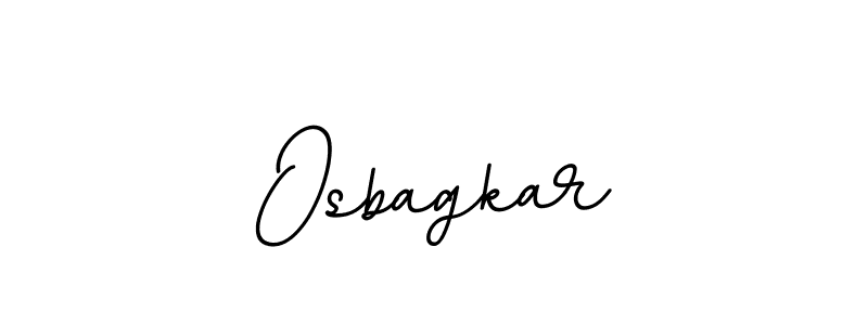 Use a signature maker to create a handwritten signature online. With this signature software, you can design (BallpointsItalic-DORy9) your own signature for name Osbagkar. Osbagkar signature style 11 images and pictures png
