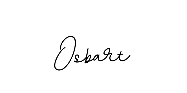 Design your own signature with our free online signature maker. With this signature software, you can create a handwritten (BallpointsItalic-DORy9) signature for name Osbart. Osbart signature style 11 images and pictures png