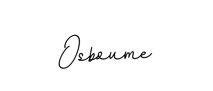 Osboume stylish signature style. Best Handwritten Sign (BallpointsItalic-DORy9) for my name. Handwritten Signature Collection Ideas for my name Osboume. Osboume signature style 11 images and pictures png