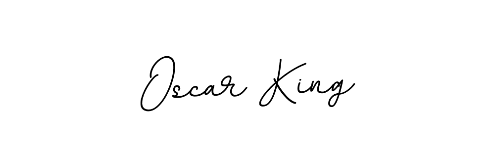 You should practise on your own different ways (BallpointsItalic-DORy9) to write your name (Oscar King) in signature. don't let someone else do it for you. Oscar King signature style 11 images and pictures png