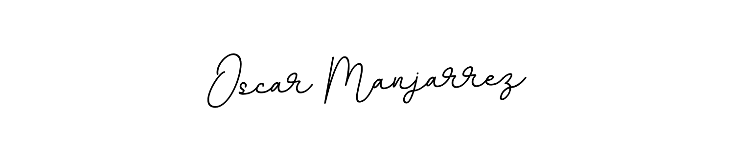 Make a beautiful signature design for name Oscar Manjarrez. With this signature (BallpointsItalic-DORy9) style, you can create a handwritten signature for free. Oscar Manjarrez signature style 11 images and pictures png