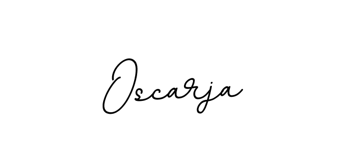 Create a beautiful signature design for name Oscarja. With this signature (BallpointsItalic-DORy9) fonts, you can make a handwritten signature for free. Oscarja signature style 11 images and pictures png