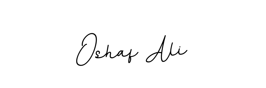 How to make Oshaf Ali name signature. Use BallpointsItalic-DORy9 style for creating short signs online. This is the latest handwritten sign. Oshaf Ali signature style 11 images and pictures png