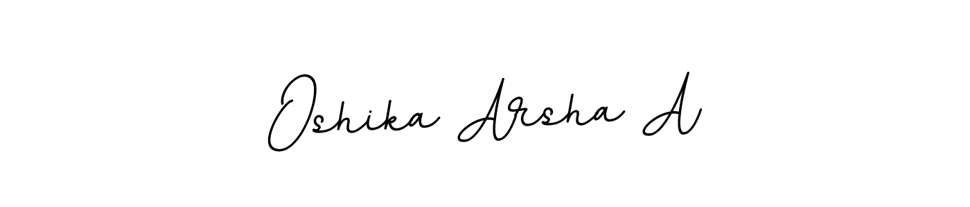Oshika Arsha A stylish signature style. Best Handwritten Sign (BallpointsItalic-DORy9) for my name. Handwritten Signature Collection Ideas for my name Oshika Arsha A. Oshika Arsha A signature style 11 images and pictures png