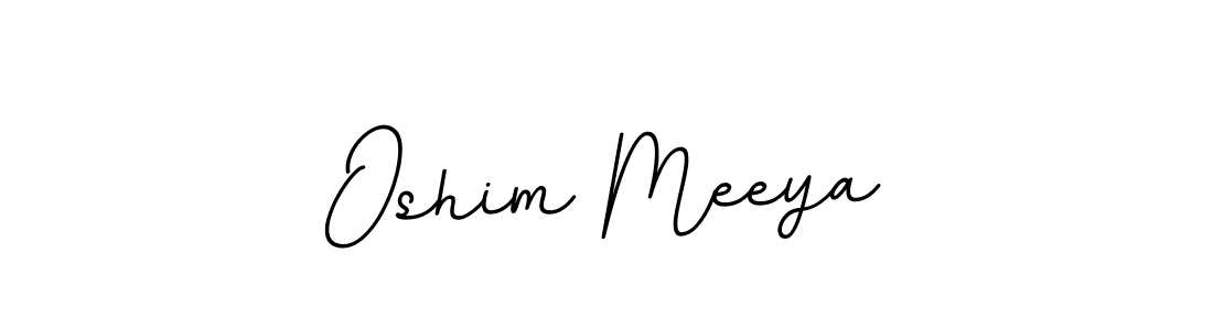 It looks lik you need a new signature style for name Oshim Meeya. Design unique handwritten (BallpointsItalic-DORy9) signature with our free signature maker in just a few clicks. Oshim Meeya signature style 11 images and pictures png