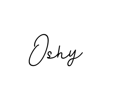 Make a beautiful signature design for name Oshy. With this signature (BallpointsItalic-DORy9) style, you can create a handwritten signature for free. Oshy signature style 11 images and pictures png