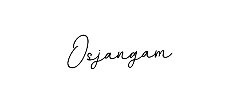 Osjangam stylish signature style. Best Handwritten Sign (BallpointsItalic-DORy9) for my name. Handwritten Signature Collection Ideas for my name Osjangam. Osjangam signature style 11 images and pictures png