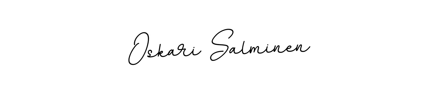 Similarly BallpointsItalic-DORy9 is the best handwritten signature design. Signature creator online .You can use it as an online autograph creator for name Oskari Salminen. Oskari Salminen signature style 11 images and pictures png