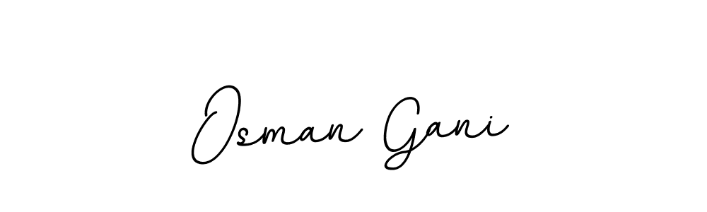 The best way (BallpointsItalic-DORy9) to make a short signature is to pick only two or three words in your name. The name Osman Gani include a total of six letters. For converting this name. Osman Gani signature style 11 images and pictures png