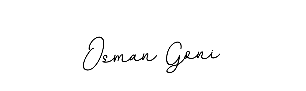 The best way (BallpointsItalic-DORy9) to make a short signature is to pick only two or three words in your name. The name Osman Goni include a total of six letters. For converting this name. Osman Goni signature style 11 images and pictures png