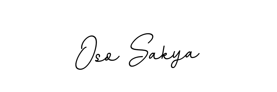 Oso Sakya stylish signature style. Best Handwritten Sign (BallpointsItalic-DORy9) for my name. Handwritten Signature Collection Ideas for my name Oso Sakya. Oso Sakya signature style 11 images and pictures png