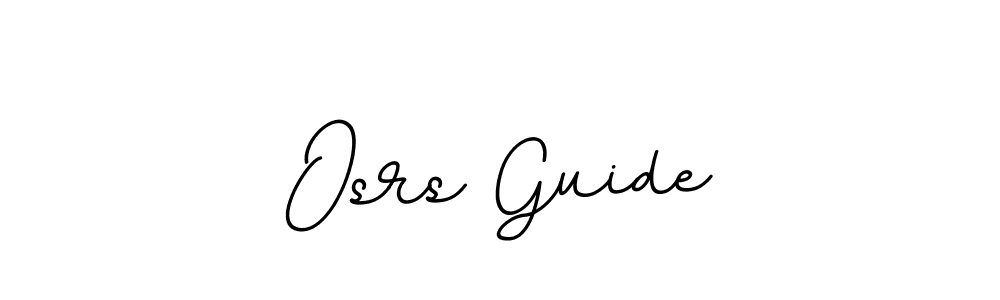 Design your own signature with our free online signature maker. With this signature software, you can create a handwritten (BallpointsItalic-DORy9) signature for name Osrs Guide. Osrs Guide signature style 11 images and pictures png
