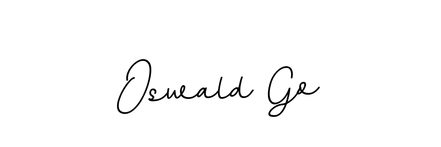 Create a beautiful signature design for name Oswald Go. With this signature (BallpointsItalic-DORy9) fonts, you can make a handwritten signature for free. Oswald Go signature style 11 images and pictures png