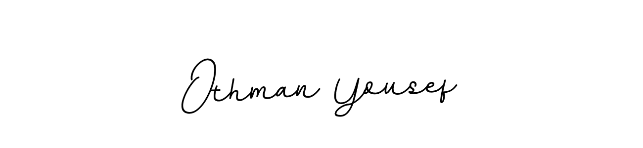 You should practise on your own different ways (BallpointsItalic-DORy9) to write your name (Othman Yousef) in signature. don't let someone else do it for you. Othman Yousef signature style 11 images and pictures png
