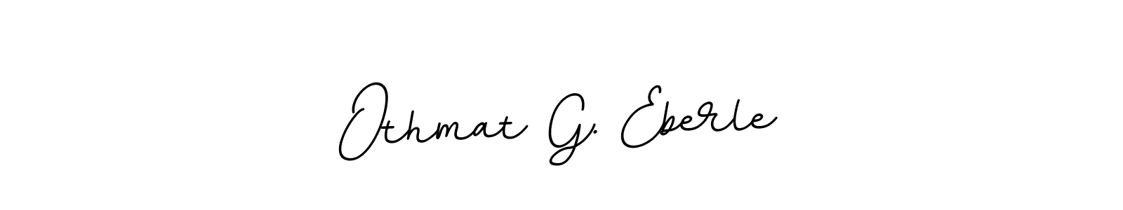 Make a beautiful signature design for name Othmat G. Eberle. With this signature (BallpointsItalic-DORy9) style, you can create a handwritten signature for free. Othmat G. Eberle signature style 11 images and pictures png