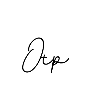 Make a beautiful signature design for name Otp. With this signature (BallpointsItalic-DORy9) style, you can create a handwritten signature for free. Otp signature style 11 images and pictures png